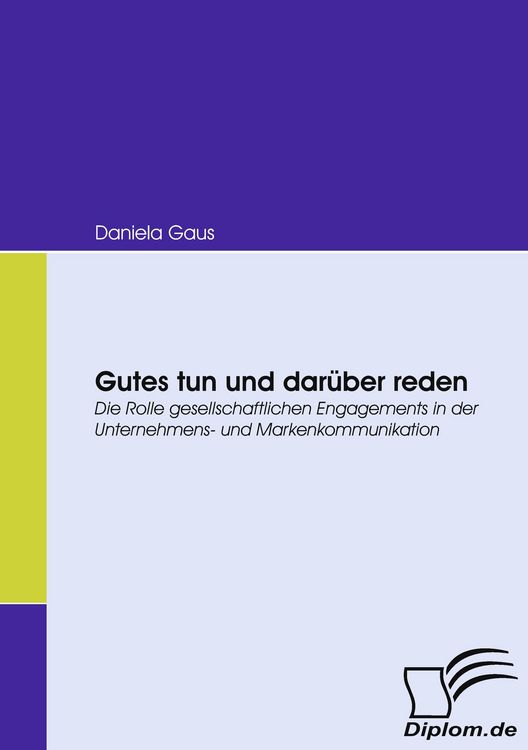Produktbild: Gutes tun und dar&uuml;ber reden