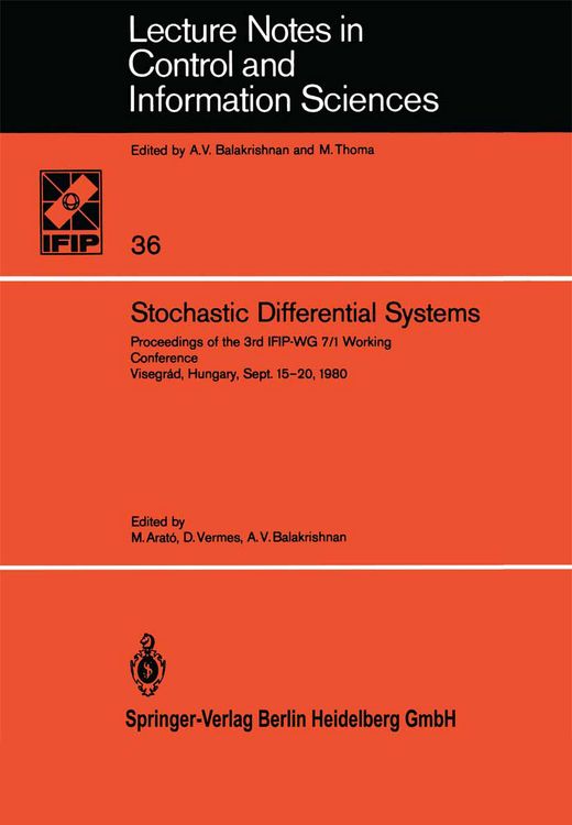 Produktbild: Stochastic Differential Systems