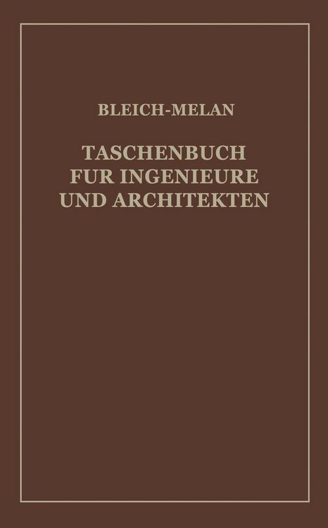 Produktbild: Taschenbuch f&uuml;r Ingenieure und Architekten