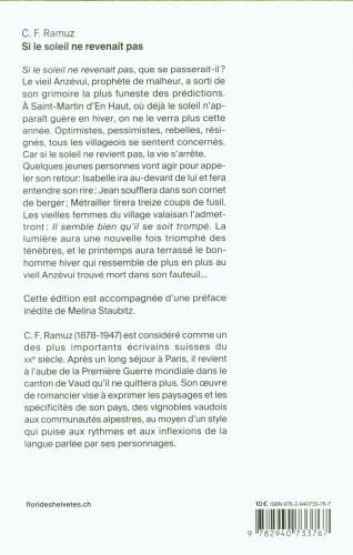 Produktbild: Si le soleil ne revenait pas
