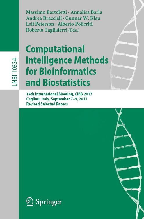Produktbild: Computational Intelligence Methods for Bioinformatics and Biostatistics