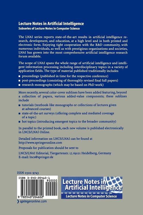 Produktbild: Intelligent Agents and Multi-Agent Systems