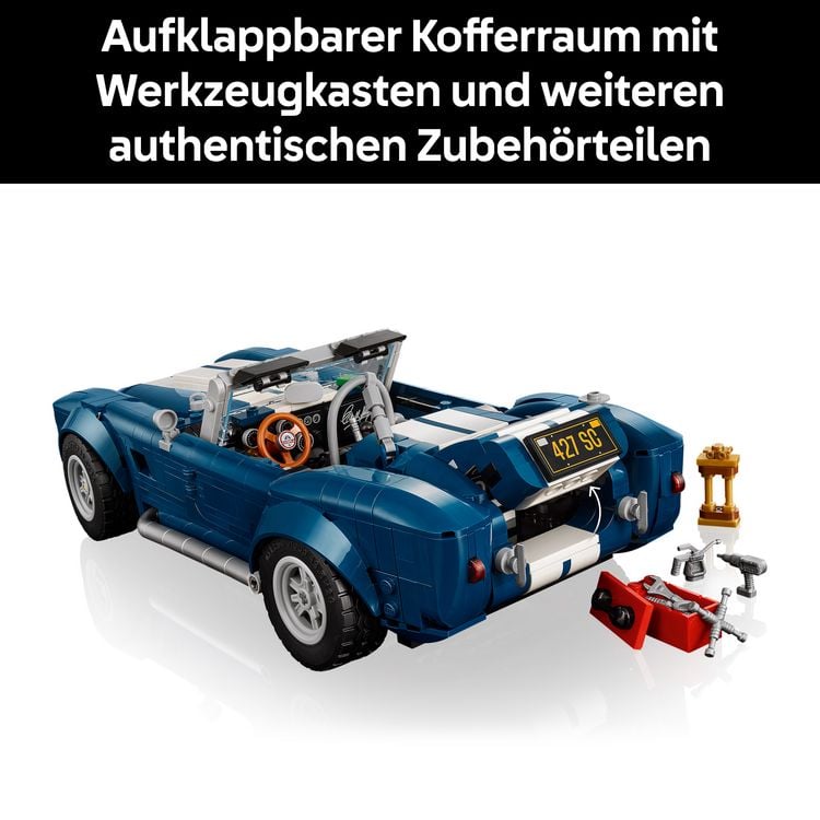 Produktbild: LEGO Icons 10357 Shelby Cobra 427 S/C, Modellauto f&uuml;r Erwachsene