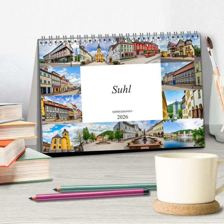 Produktbild: Suhl Impressionen (Tischkalender 2026 DIN A5 quer), CALVENDO Monatskalender