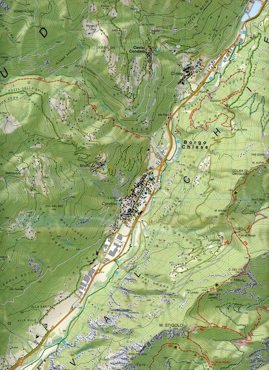 Produktbild: Tabacco Wandern 1 : 25 000 Prealpi Gardesane -Tremalzo Valle di Ledro-L.d'Idro