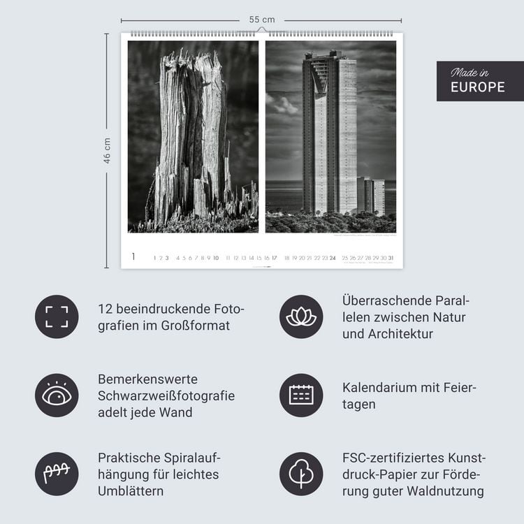 Produktbild: Natur - Architektur Kalender 2027