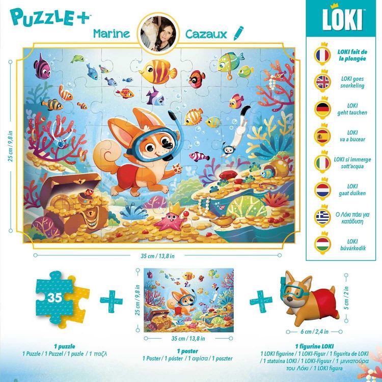 Produktbild: Cazaux, M: Loki Puzzle Tauchen