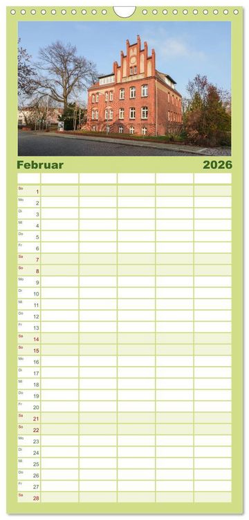 Produktbild: Familienplaner 2026 - Domstadt F&uuml;rstenwalde Spree mit 5 Spalten (Wandkalender, 21 x 45 cm) CALVENDO