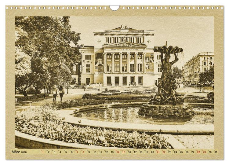 Produktbild: Das Baltikum - Ein Kalender im Zeitungsstil (Wandkalender 2026 DIN A3 quer), CALVENDO Monatskalender