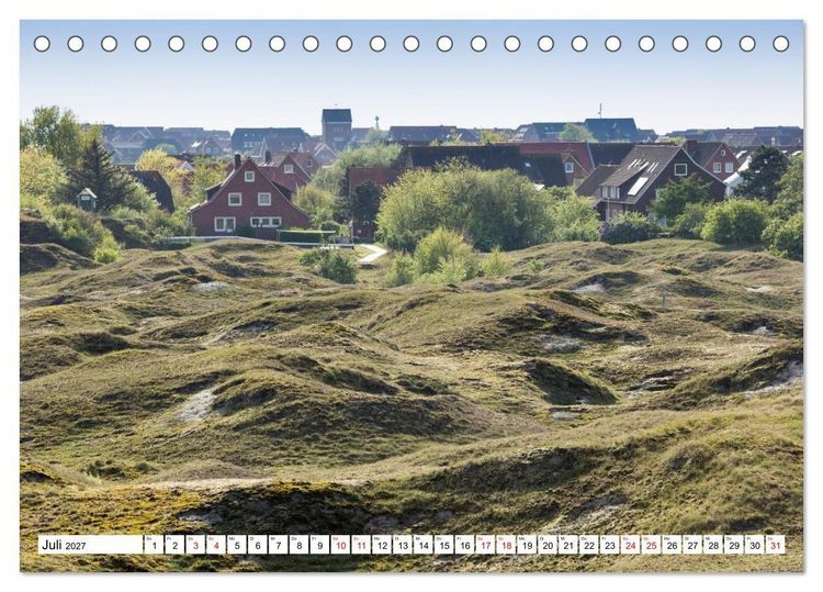 Produktbild: Baltrum - Momente einer Reise (Tischkalender 2027 DIN A5 quer), CALVENDO Monatskalender