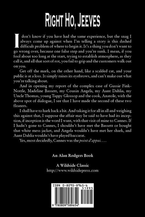 Produktbild: Right Ho, Jeeves by P. G. Wodehouse, Fiction, Literary, Humorous