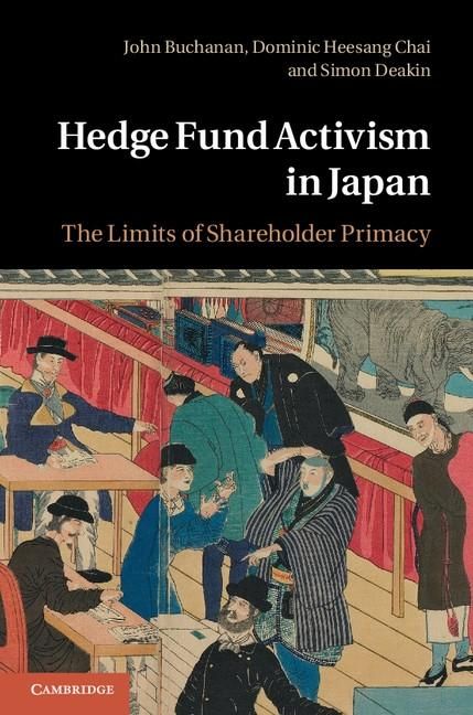 Produktbild: Hedge Fund Activism in Japan