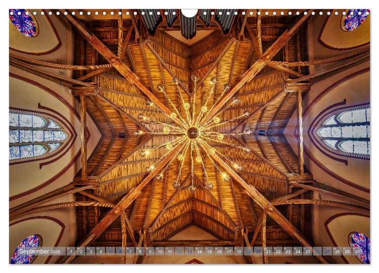 Produktbild: Bremer Kirchen von Innen (Wandkalender 2026 DIN A3 quer), CALVENDO Monatskalender
