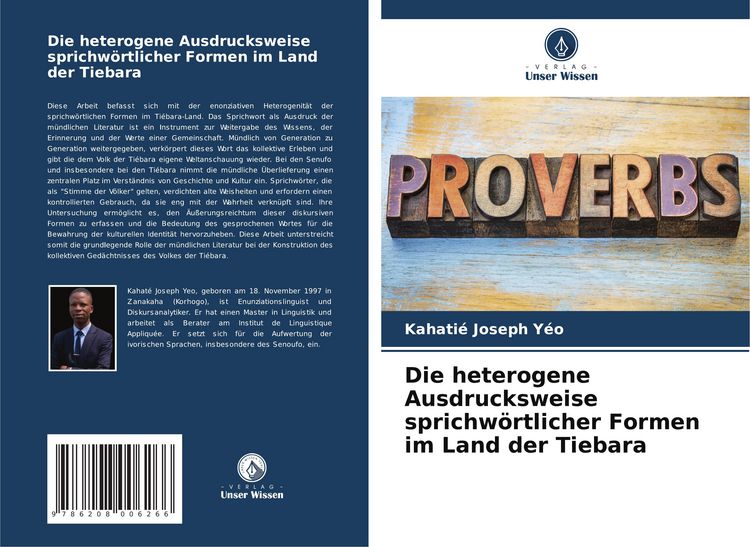 Produktbild: Die heterogene Ausdrucksweise sprichw&ouml;rtlicher Formen im Land der Tiebara