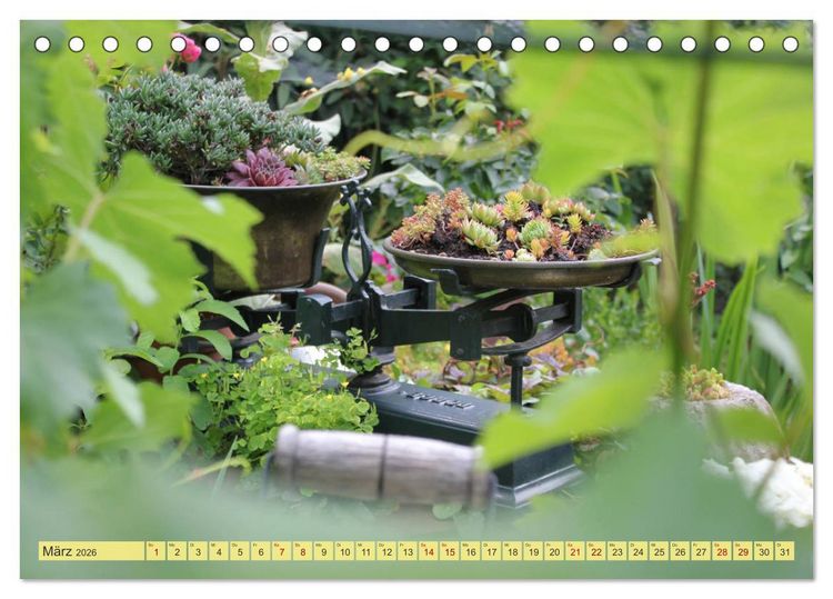 Produktbild: Gartenzauber (Tischkalender 2026 DIN A5 quer), CALVENDO Monatskalender