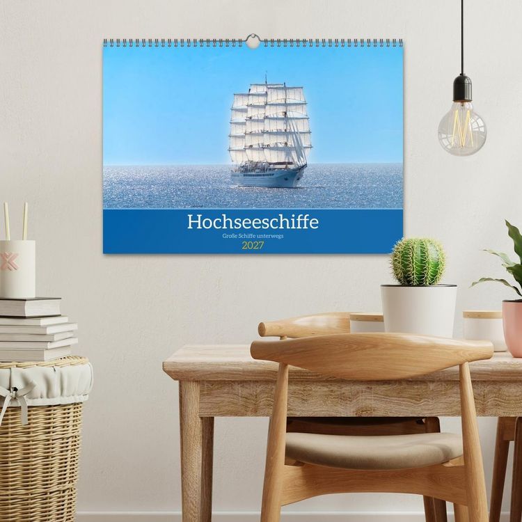 Produktbild: Hochseeschiffe (Wandkalender 2027 DIN A3 quer), CALVENDO Monatskalender