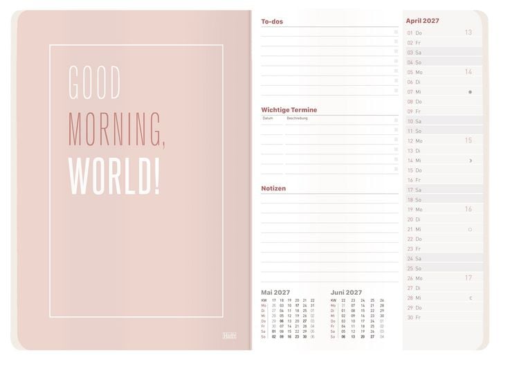 Produktbild: H&auml;fft-Timer Campus - Studentenkalender A5 26/27
