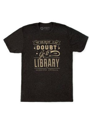 Produktbild: When In Doubt, Go to the Library Unisex T-Shirt Small