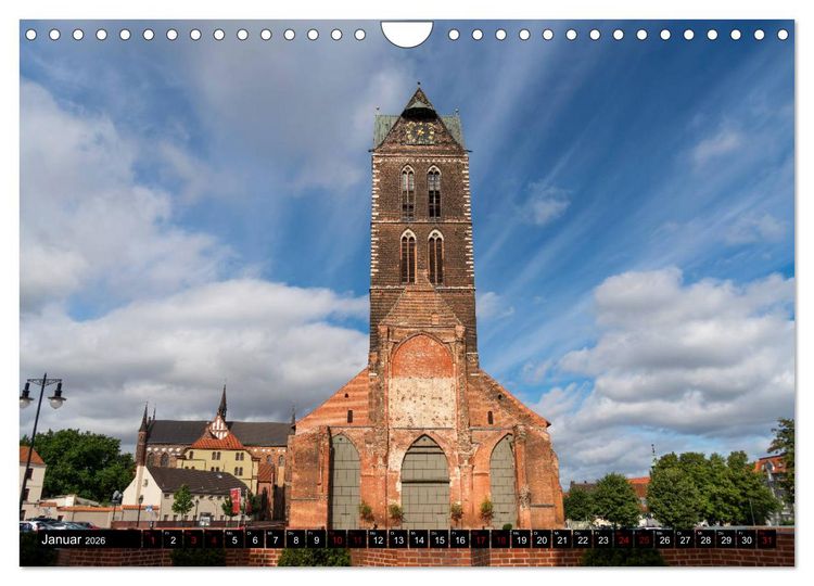 Produktbild: Hansestadt Wismar (Wandkalender 2026 DIN A4 quer), CALVENDO Monatskalender