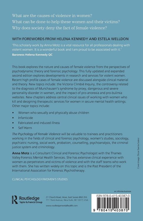 Produktbild: The Psychology of Female Violence