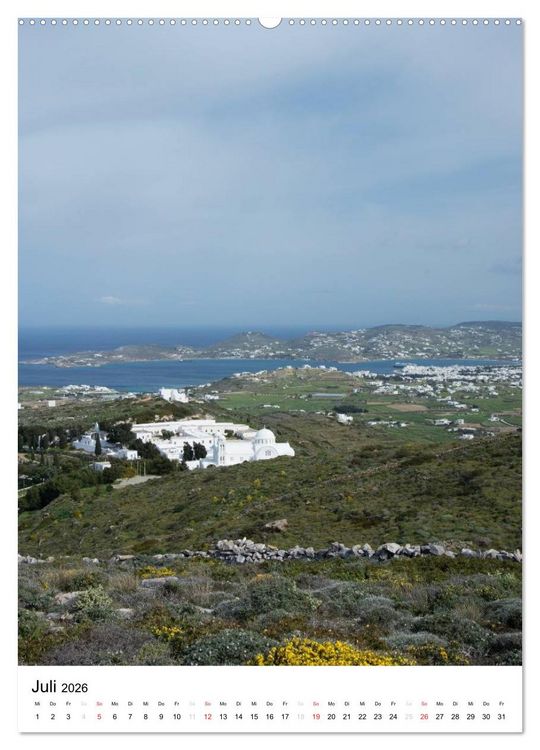 Produktbild: Liebenswertes Paros, Insel der Kykladen (hochwertiger Premium Wandkalender 2026 DIN A2 hoch), Kunstdruck in Hochglanz