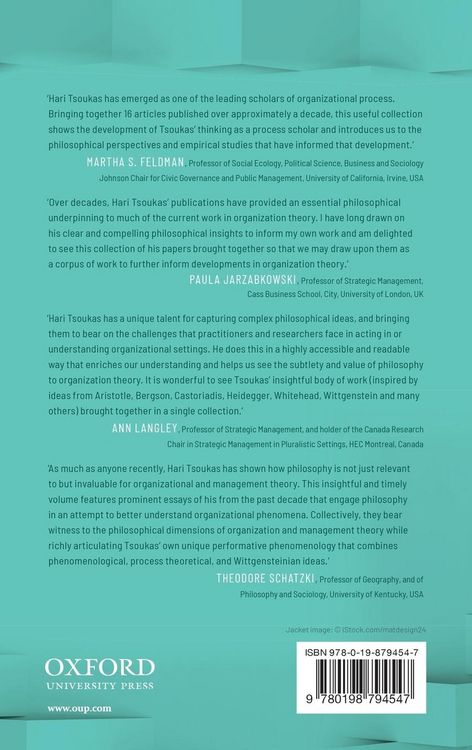 Produktbild: Philosophical Organization Theory