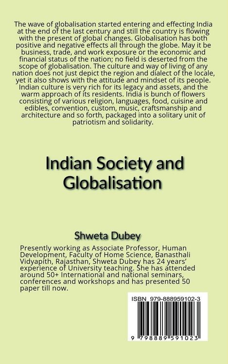 Produktbild: Indian Society and Globalisation