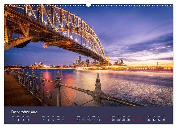 Produktbild: Down Under - Eine Reise durch Australien (Wandkalender 2026 DIN A2 quer), CALVENDO Monatskalender