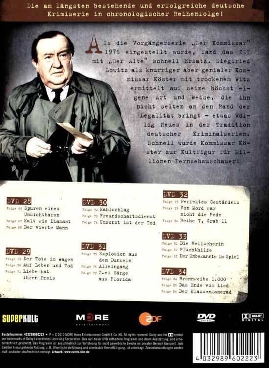 Produktbild: Der Alte - Collector's Box Vol. 4/Folge 66-86 [7 DVDs]