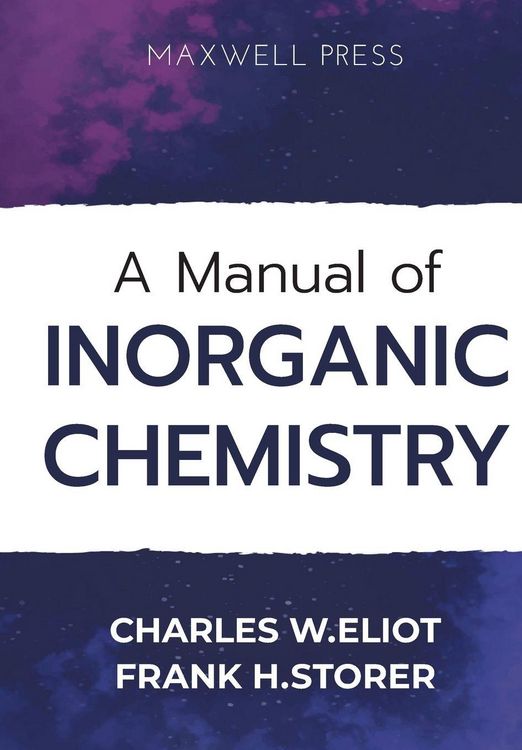 Produktbild: A Manual of Inorganic Chemistry
