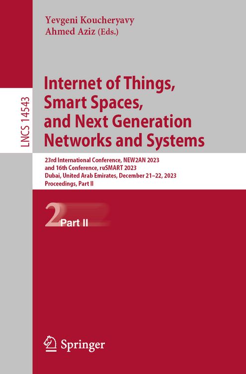 Produktbild: Internet of Things, Smart Spaces, and Next Generation Networks and Systems