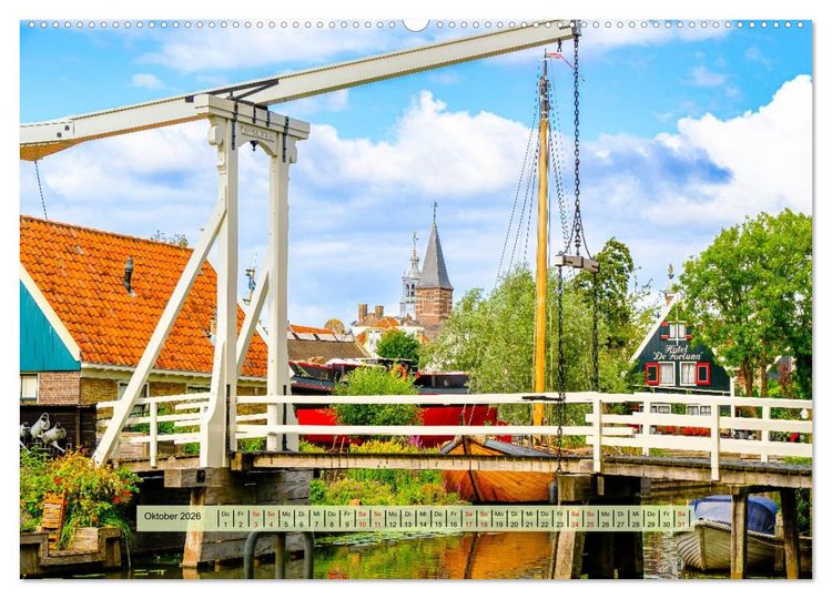 Produktbild: Das ist Nordholland! Querformat (hochwertiger Premium Wandkalender 2026 DIN A2 quer), Kunstdruck in Hochglanz