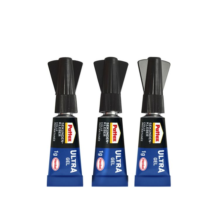 Produktbild: Pattex Kleben Pattex Sekundenkleber Ultra Gel Mini Trio, 3 1 g
