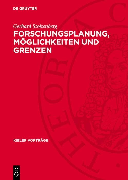 Produktbild: Forschungsplanung, M&ouml;glichkeiten und Grenzen