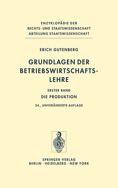 Produktbild: Grundlagen der Betriebswirtschaftslehre