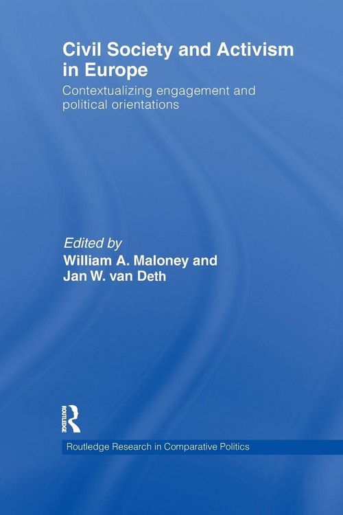 Produktbild: Civil Society and Activism in Europe