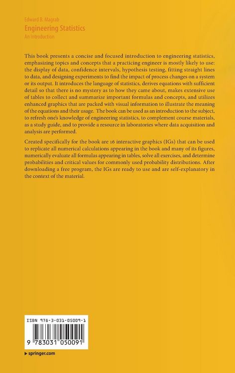 Produktbild: Engineering Statistics