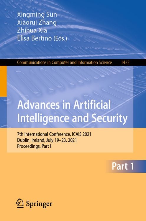 Produktbild: Advances in Artificial Intelligence and Security