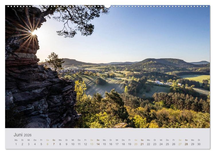 Produktbild: Augenblicke im Pf&auml;lzerwald (Wandkalender 2026 DIN A2 quer), CALVENDO Monatskalender