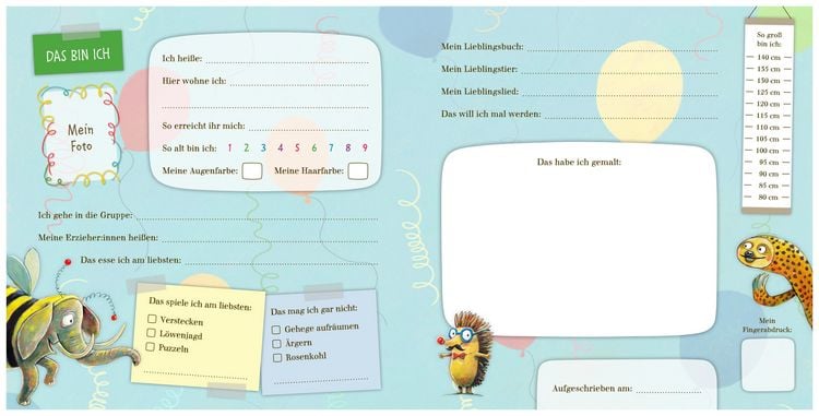 Produktbild: Mein gro&szlig;es Zoo Kindergarten-Freundebuch
