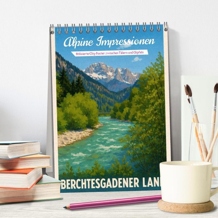 Produktbild: Alpine Impressionen Berchtesgadener Land (Tischkalender 2027 DIN A5 hoch), CALVENDO Monatskalender
