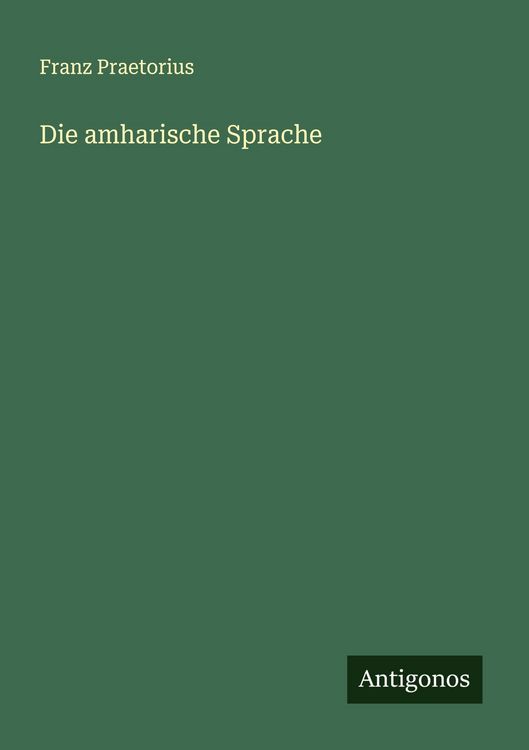 Produktbild: Die amharische Sprache