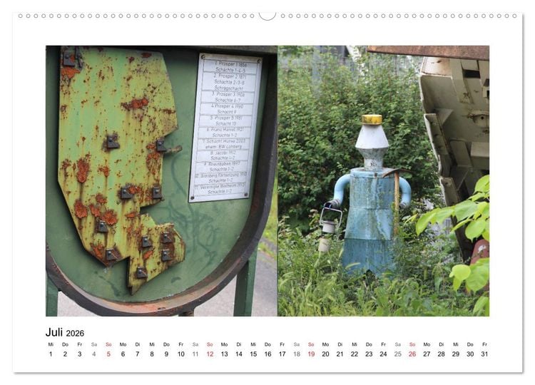 Produktbild: Zeche Prosper-Haniel Bottrop (hochwertiger Premium Wandkalender 2026 DIN A2 quer), Kunstdruck in Hochglanz