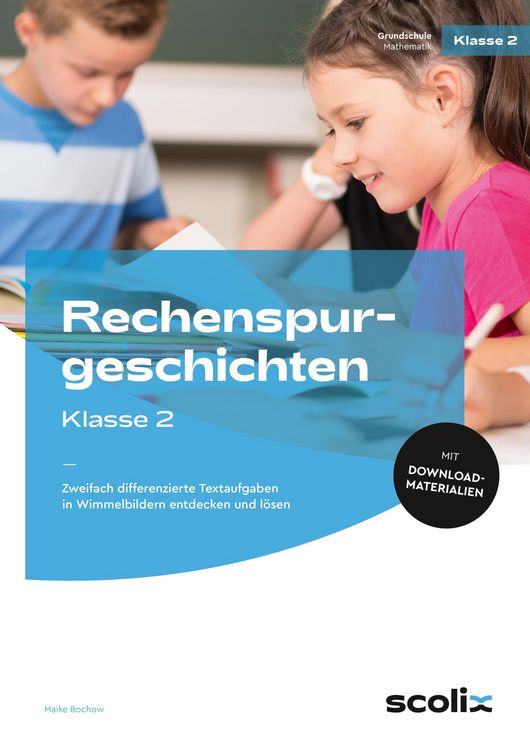 Produktbild: Rechenspurgeschichten Klasse 2