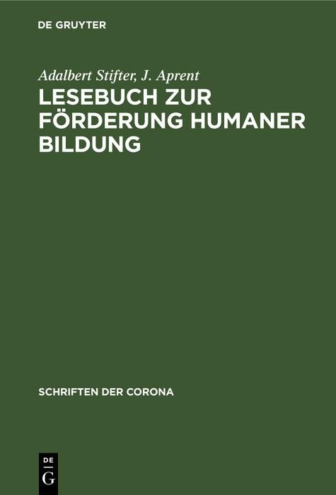 Produktbild: Lesebuch zur F&ouml;rderung Humaner Bildung