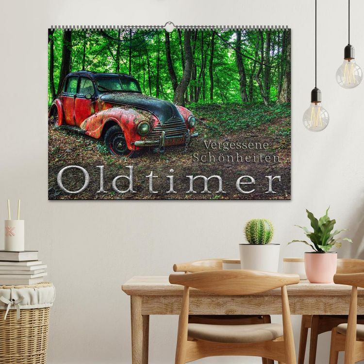 Produktbild: Oldtimer - Vergessene Sch&ouml;nheiten (Wandkalender 2026 DIN A2 quer), CALVENDO Monatskalender