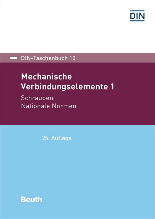 Produktbild: DIN-Taschenbuch 10