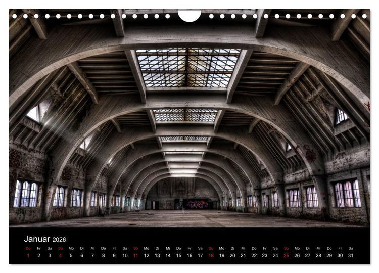 Produktbild: Lost Places - Verlassene Orte (Wandkalender 2026 DIN A4 quer), CALVENDO Monatskalender