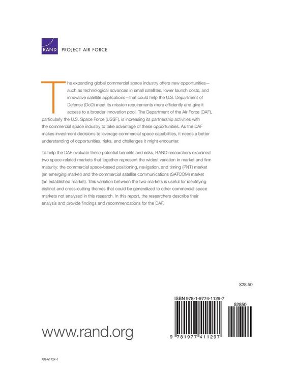 Produktbild: Wong, J: Leveraging Commercial Space Services