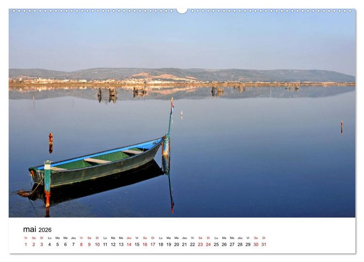 Produktbild: La mer d'Occitanie (Calendrier mural 2026 DIN A2 vertical) calendrier de bureau